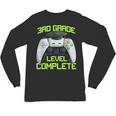 3rd Grade Level Complete Gamer Class Of 2026 Graduation Unisex Long Sleeve T-Shirt