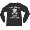 3rd Grade Level Complete Third Grade Graduation Video Gamer Unisex Long Sleeve T-Shirt