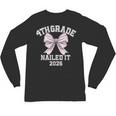 4th Grade Bow 2026 Fourth Grade Graduation Unisex Long Sleeve T-Shirt