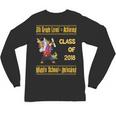 5th Grade Graduation Shirt Dabbing Unicorn Boys Class 2018 Unisex Long Sleeve T-Shirt