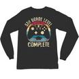 5th Grade Level Complete Gamer Graduation Boys Class Of 2024 Unisex Long Sleeve T-Shirt