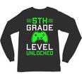 5th Grade Level Unlocked Back To School Gamer Graduation Unisex Long Sleeve T-Shirt