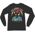 7th Grade Level Complete Gamer Class Of 2025 Graduation Boy Unisex Long Sleeve T-Shirt