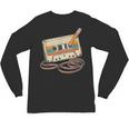 80s 90s Retro Party Costume Nostalgia Cassette Tape Pencil Unisex Long Sleeve T-Shirt