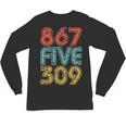 8675309 Retro Vintage 80's 90's Music Nostalgia Unisex Long Sleeve T-Shirt 8675309 Retro Vintage 80's 90's Music Nostalgia Unisex Long Sleeve T-Shirt