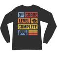 8th Grade Graduation Shirt 2024 Gamer Level Eighth Birthday Unisex Long Sleeve T-Shirt