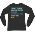 90's Lover Nineties 1990's Born Nostalgia Politics Unisex Long Sleeve T-Shirt 90's Lover Nineties 1990's Born Nostalgia Politics Unisex Long Sleeve T-Shirt