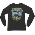 Alone With My Thoughts And Rod Introvert Fishing Antisocial Unisex Long Sleeve T-Shirt