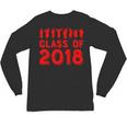 & Red Class Of 2018 Senior GraduationShirt Unisex Long Sleeve T-Shirt