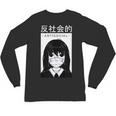 Anime Antisocial Introvert I Hate People Anti Social EMD Unisex Long Sleeve T-Shirt