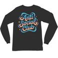 Anti-Social Club Introvert Humor Unisex Long Sleeve T-Shirt Anti-Social Club Introvert Humor Unisex Long Sleeve T-Shirt