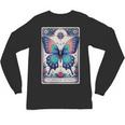 Antisocial Butterfly Introvert Distressed Unisex Long Sleeve T-Shirt