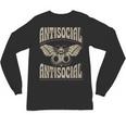 Antisocial Butterfly Quote Socially Selective Introvert Unisex Long Sleeve T-Shirt Antisocial Butterfly Quote Socially Selective Introvert Unisex Long Sleeve T-Shirt