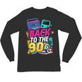 Back To The 90s Nostalgia Cassette Game Console Boombox Unisex Long Sleeve T-Shirt