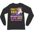 Back To School First Day Of Kindergarten Graduation Unicorn Unisex Long Sleeve T-Shirt