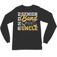 Band Senior Uncle Class Of 2026 Graduation Graduate Unisex Long Sleeve T-Shirt