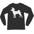 Basenji Graduation Dog Graduate Unisex Long Sleeve T-Shirt