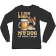 I Like Beer My Dog And Maybe 2 People Introvert Pun Unisex Long Sleeve T-Shirt I Like Beer My Dog And Maybe 2 People Introvert Pun Unisex Long Sleeve T-Shirt
