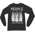Bigfoot People Not a Big Fan Sasquatch Introvert Unisex Long Sleeve T-Shirt