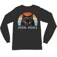 Cat Pun Introvert Anti Social Ew People Kitty Unisex Long Sleeve T-Shirt