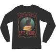 Cats And Books Lover Reading Literary Feline Humor Unisex Long Sleeve T-Shirt