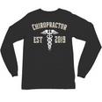 Chiropractor Est 2019 Graduate Chiro Graduation Art Print Unisex Long Sleeve T-Shirt