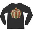 Christmas Book Ornament Lights Holiday Reading Lover Teacher Unisex Long Sleeve T-Shirt
