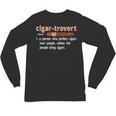 Cigar-Trovert Cigar Smoking Humor Definition Introvert Unisex Long Sleeve T-Shirt Cigar-Trovert Cigar Smoking Humor Definition Introvert Unisex Long Sleeve T-Shirt