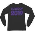 Class Of 2019 High School Graduation Purple Senior Unisex Long Sleeve T-Shirt