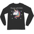 Class Of 2024 Graduation Year Unicorn Tee Shirt Unisex Long Sleeve T-Shirt