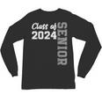 Class Of 2024 Senior 24 Shirt High School Graduation Party Unisex Long Sleeve T-Shirt