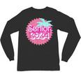 Class Of 2024 Senior Pink Retro Classic Girl Grad Graduation Unisex Long Sleeve T-Shirt