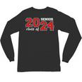 Class Of 2024 Senior Year Boys Girls School Graduation Unisex Long Sleeve T-Shirt