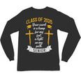 Class Of 2025 Senior Graduation Cross Quote Faith In God Unisex Long Sleeve T-Shirt