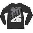 Class Of 2026 High School Senior Graduation Grey Sport Style Unisex Long Sleeve T-Shirt