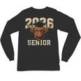 Class Of 2026 Highland Cow Senior Graduation School Pride Unisex Long Sleeve T-Shirt