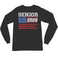 Class Of 2026 Senior Back To School American Flag Graduation Unisex Long Sleeve T-Shirt