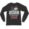 Class Of 2026 Senior Graduation American Flag Senior 2026 Unisex Long Sleeve T-Shirt