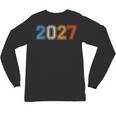 Class Of 2027 Graduate Shirts For Men Women Graduation Retro Unisex Long Sleeve T-Shirt