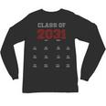 Class Of 2031 Graduation T-Shirt With Space For Hand Prints Unisex Long Sleeve T-Shirt