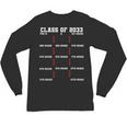 Class Of 2033 Graduation With Space For Hand Prints Unisex Long Sleeve T-Shirt