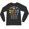 Class Of 2035 Grow With Me Checklist Graduation Unisex Long Sleeve T-Shirt