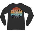 Class Of 2035 Senior Graduate Retro Graduation Unisex Long Sleeve T-Shirt