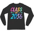 Class Of 2036 First Day Kindergarten Grow With Me Graduation Unisex Long Sleeve T-Shirt