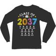 Class Of 2037 Grow With Me Checklist Graduation Unisex Long Sleeve T-Shirt