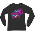 Cowabunga Retro 80s 90s Nostalgia Slang Neon Grunge Art Unisex Long Sleeve T-Shirt