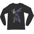 Dabbing Graduate Zebra Team Mascot Graduation Senior Shirt Unisex Long Sleeve T-Shirt