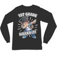 Dabbing Graduation Boy 1st Grade Class Of 2021 Nailed It Unisex Long Sleeve T-Shirt