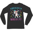 Dabbing Kindergarten Unicorn Graduation Class 2021 Nailed It Unisex Long Sleeve T-Shirt