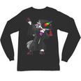 Dabbing Unicorn Cap And Gown Graduate 2021 Graduation Day Unisex Long Sleeve T-Shirt